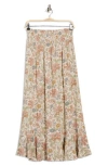 Dr2 By Daniel Rainn Pull-on Maxi Skirt In Multi
