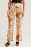 Dr2 By Daniel Rainn Pull-on Wide Leg Pants<br /> In O990 Tan