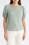 Dr2 By Daniel Rainn Rib Textured T-shirt In Green