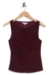 Dr2 By Daniel Rainn Ruched Front Tank In Multi