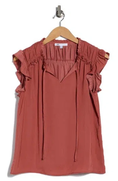 DR2 BY DANIEL RAINN DR2 BY DANIEL RAINN RUFFLE TIE NECK TOP