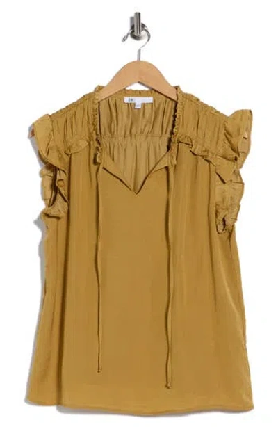 DR2 BY DANIEL RAINN DR2 BY DANIEL RAINN RUFFLE TIE NECK TOP