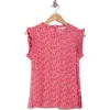 Dr2 By Daniel Rainn Smocked Sleeveless Top In M741 Fuchsia