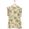 Dr2 By Daniel Rainn Smocked Sleeveless Top In P341 Vintage