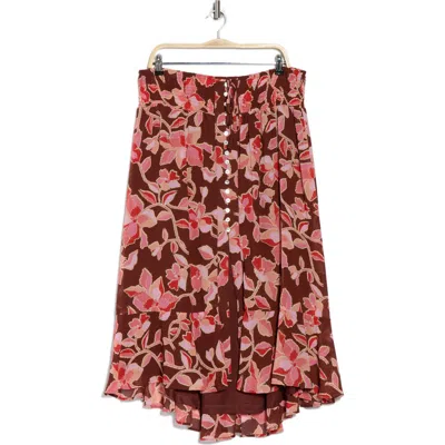Dr2 By Daniel Rainn Smocked Waist Skirt