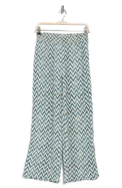 Dr2 By Daniel Rainn Smocked Wide Leg Pants In P416 Inkwell
