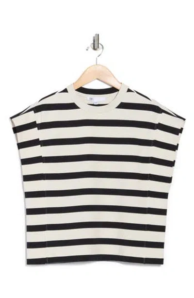 Dr2 By Daniel Rainn Stripe Cap Sleeve Top
