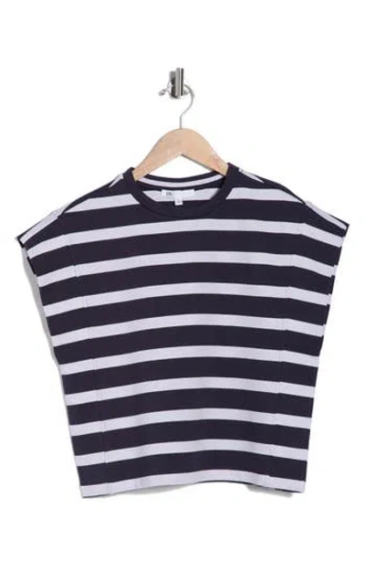Dr2 By Daniel Rainn Stripe Cap Sleeve Top In Multi
