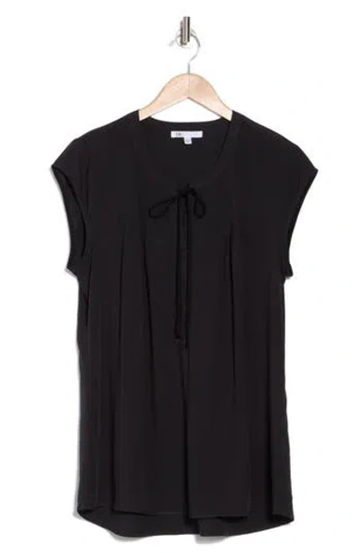Dr2 By Daniel Rainn Tie Neck Flounce Back Top