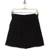 Dr2 By Daniel Rainn Tie Waist Shorts In Black