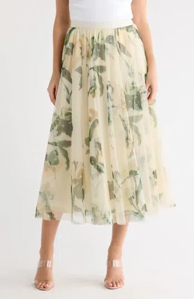 Dr2 By Daniel Rainn Tulle Skirt In Multi