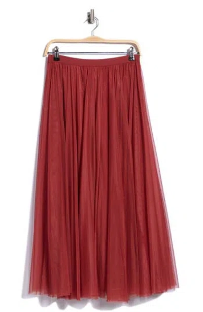Dr2 By Daniel Rainn Tulle Skirt In Red