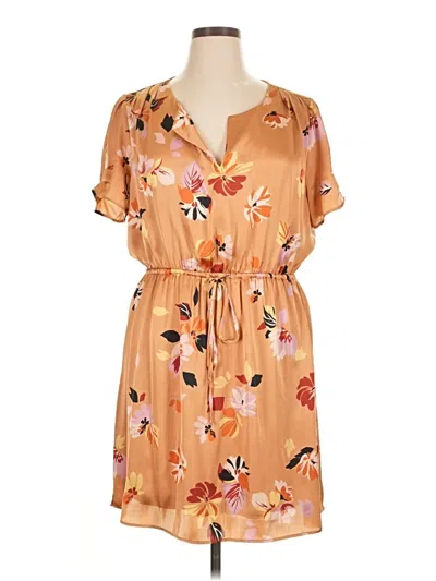 Pre-owned Dr2 Casual Dress In Brown