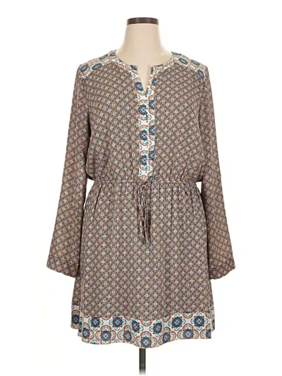 Pre-owned Dr2 Casual Dress In Brown