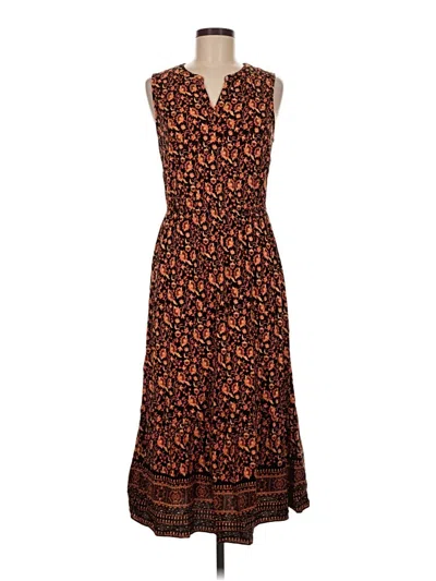 Pre-owned Dr2 Casual Dress In Brown