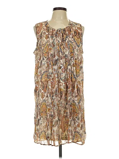 Pre-owned Dr2 Casual Dress In Brown
