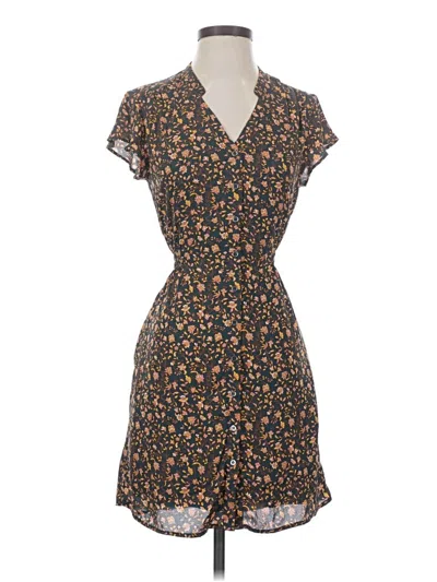 Pre-owned Dr2 Casual Dress In Brown