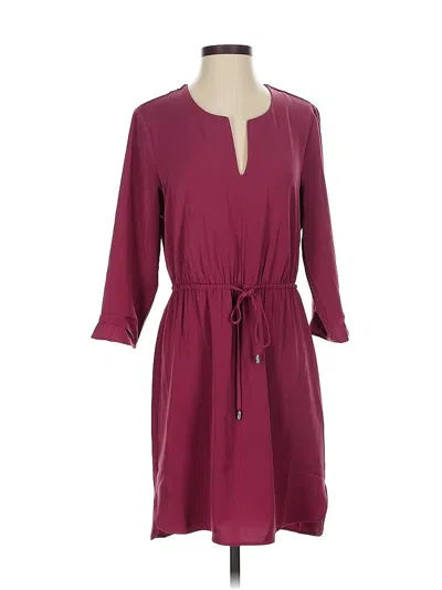 Pre-owned Dr2 Casual Dress In Burgundy