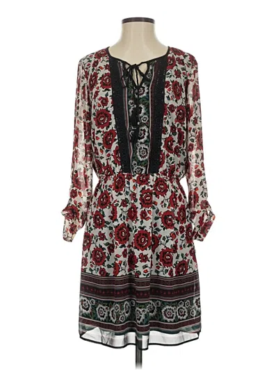 Pre-owned Dr2 Casual Dress In Burgundy