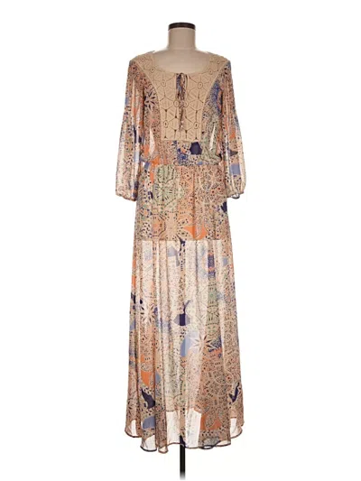 Pre-owned Dr2 Casual Dress In Tan