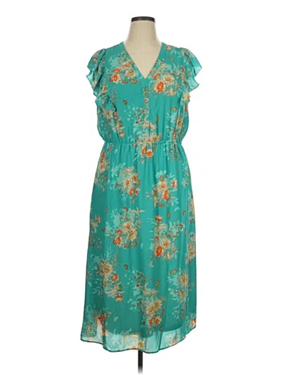 Pre-owned Dr2 Casual Dress In Teal
