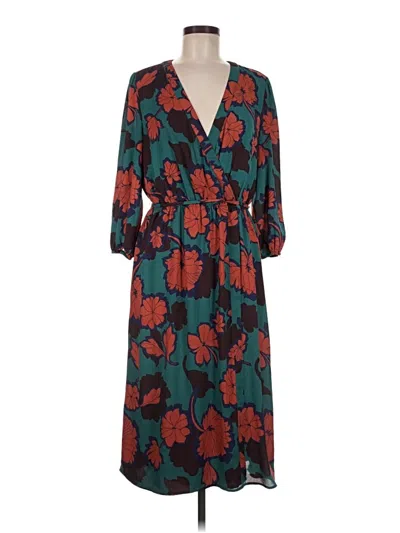 Pre-owned Dr2 Casual Dress In Teal