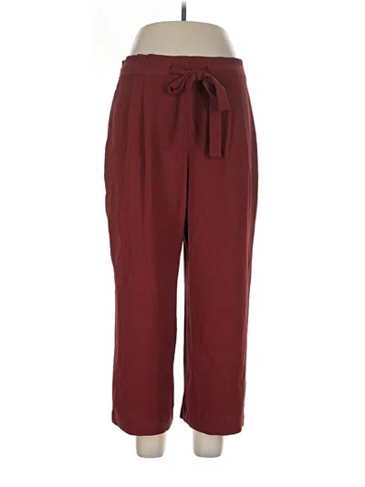 Pre-owned Dr2 Casual Pants In Burgundy