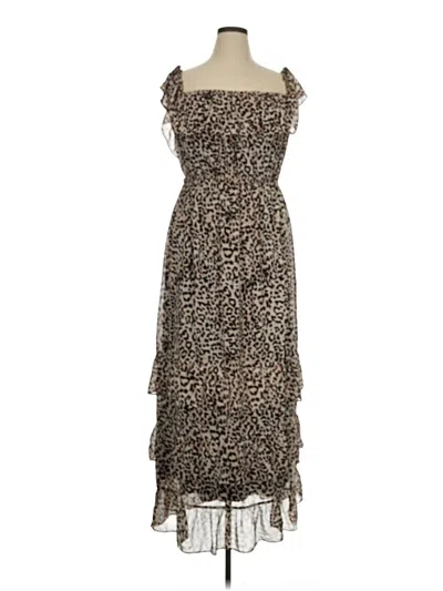 Pre-owned Dr2 Cocktail Dress In Brown