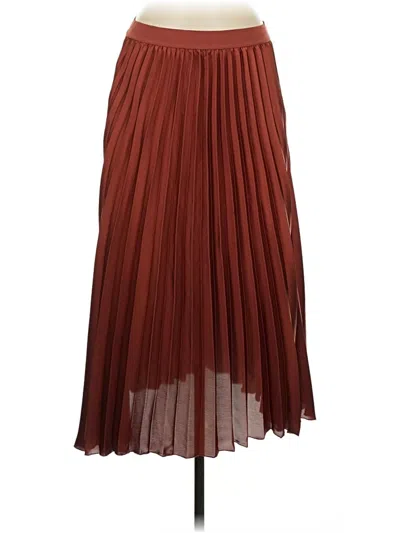 Pre-owned Dr2 Formal Skirt In Burgundy