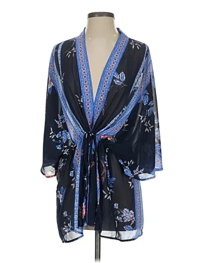 Pre-owned Dr2 Kimono In Blue