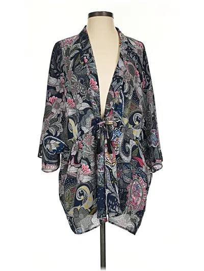 Pre-owned Dr2 Kimono In Gray