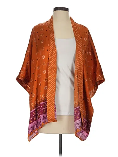 Pre-owned Dr2 Kimono In Orange