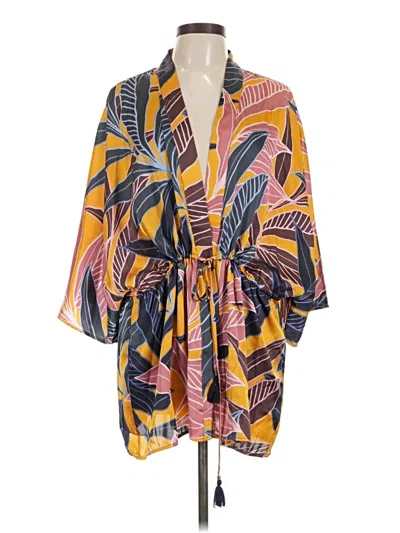 Pre-owned Dr2 Kimono In Yellow