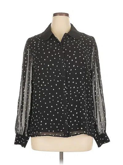 Pre-owned Dr2 Long Sleeve Blouse In Black