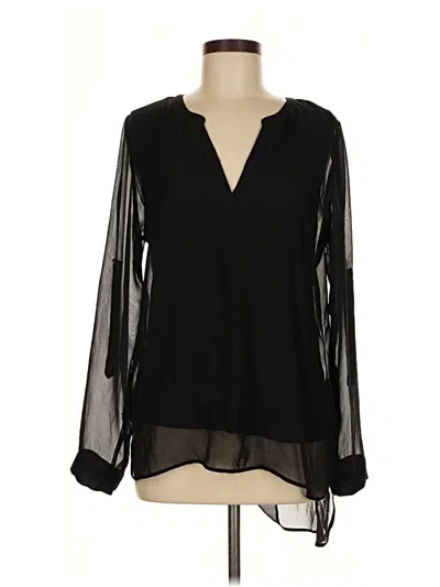 Pre-owned Dr2 Long Sleeve Blouse In Black