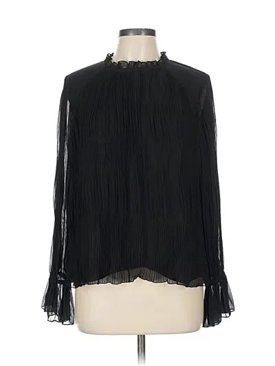 Pre-owned Dr2 Long Sleeve Blouse In Black