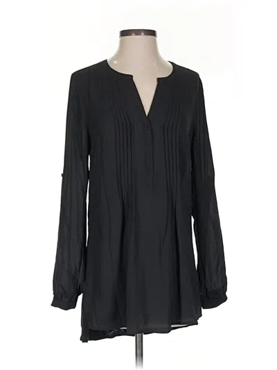 Pre-owned Dr2 Long Sleeve Blouse In Black
