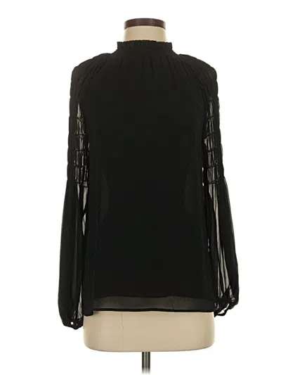 Pre-owned Dr2 Long Sleeve Blouse In Black