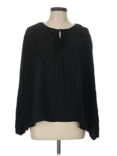 Pre-owned Dr2 Long Sleeve Blouse In Black