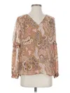 Dr2 Long Sleeve Blouse In Multi