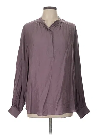 Pre-owned Dr2 Long Sleeve Blouse In Purple