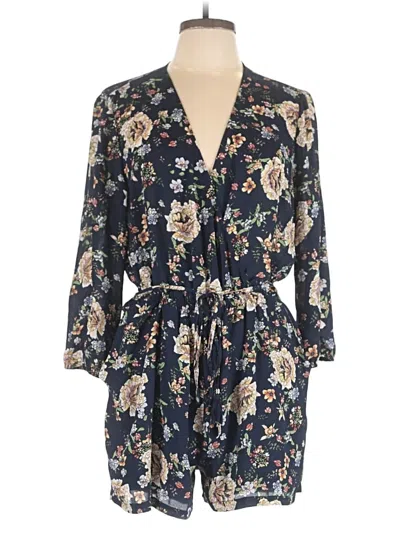 Pre-owned Dr2 Romper In Blue