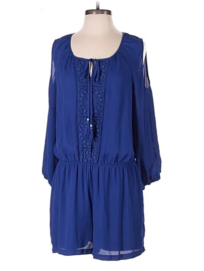 Pre-owned Dr2 Romper In Blue