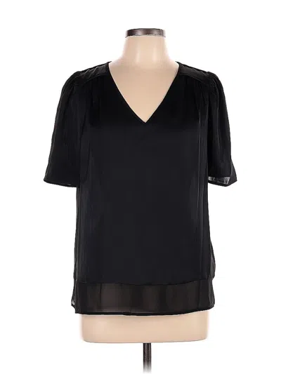 Pre-owned Dr2 Short Sleeve Blouse In Black