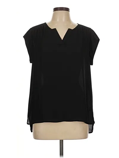 Pre-owned Dr2 Short Sleeve Blouse In Black
