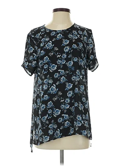 Pre-owned Dr2 Short Sleeve Blouse In Black