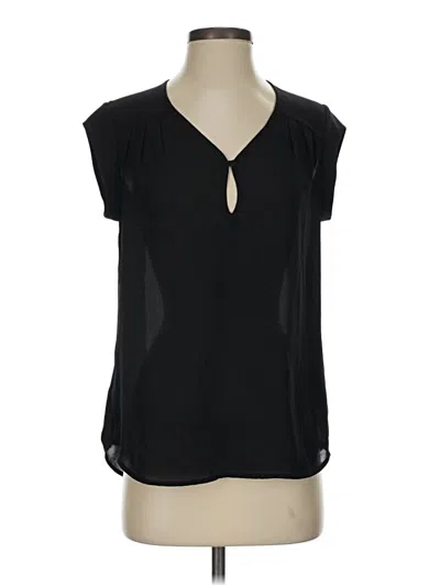 Pre-owned Dr2 Short Sleeve Blouse In Black