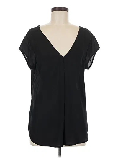 Pre-owned Dr2 Short Sleeve Blouse In Black