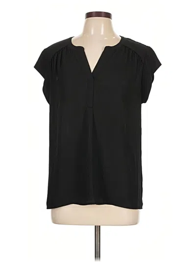 Pre-owned Dr2 Short Sleeve Blouse In Black