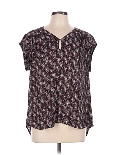 Pre-owned Dr2 Short Sleeve Blouse In Black